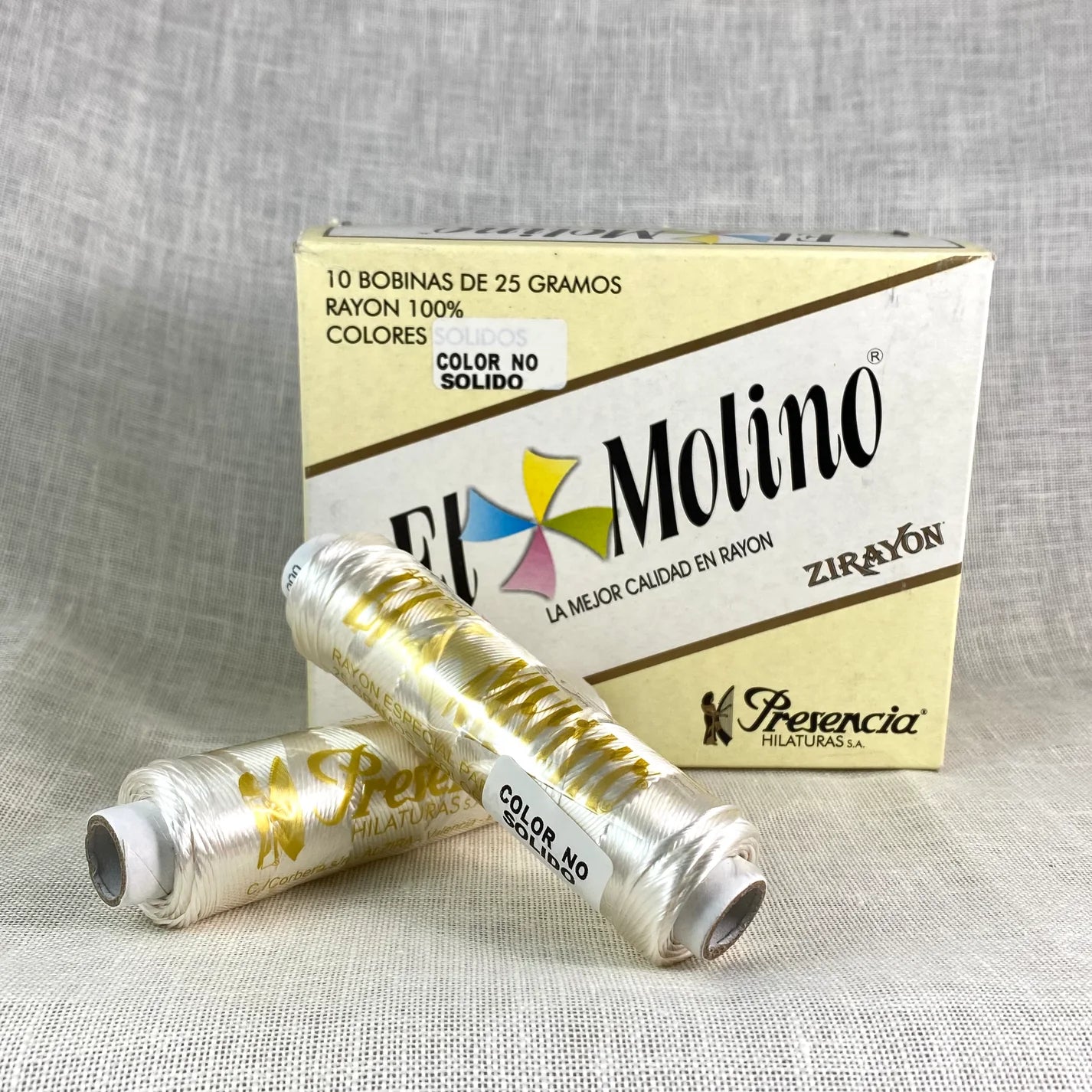 El Molino - Rayon 100% -25 Gram Bobbins Art.00720