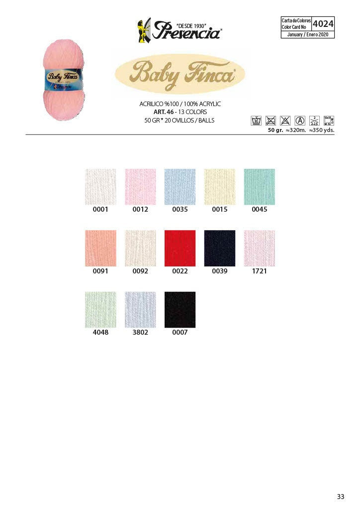 Baby Finca: 50 Grams Yarn Ball ART0046