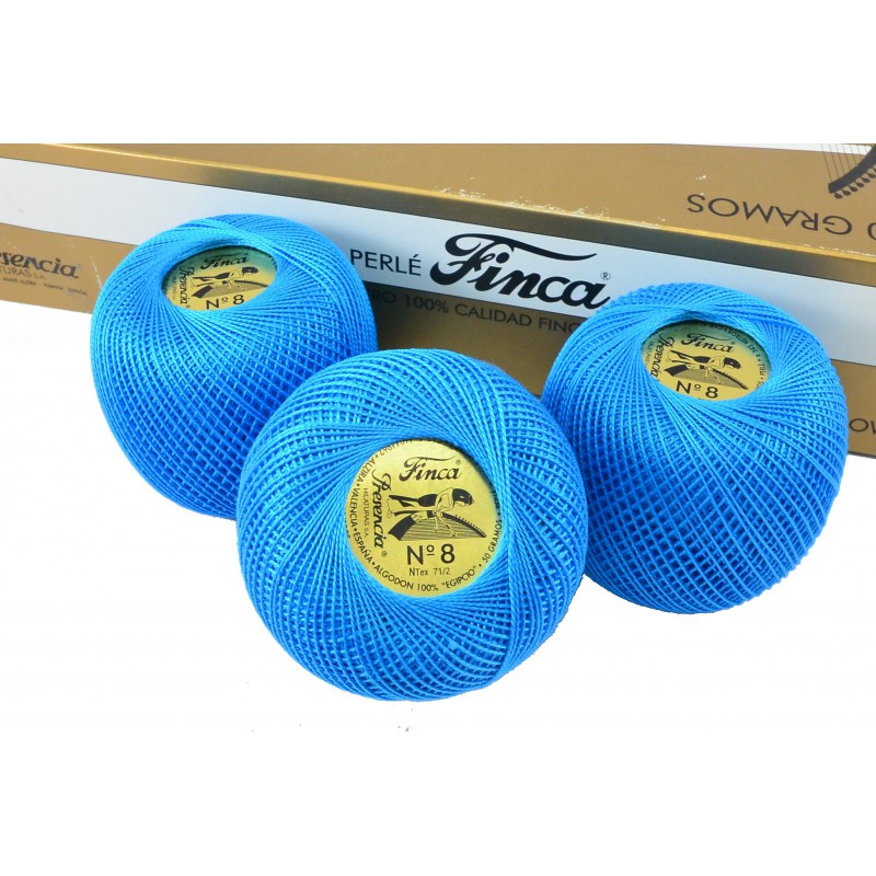 Balls of Perle Finca Egyptian cotton thread