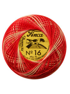 10 grammes Pelote Perle Finca No 16 Variegated couleurs ART00816.16