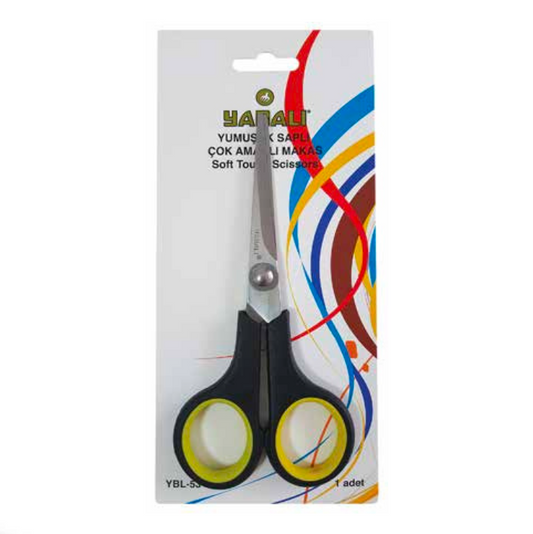 NO:5 Plastic Handle Scissors YBL-053