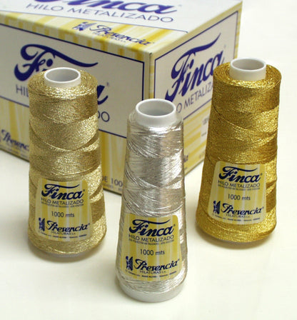 Metallic Thread 'Finca' : 1000 Meters Cone (1 PLY) ART14001