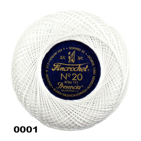 Fincrochet 20 - 50 Grams Ball (Ne/PLY 16/3) ART01234.20