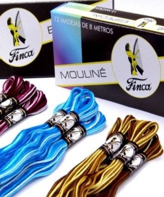 Thread 1839 Mouliné Finca Embroidery Threads - Variegated Colors ART14 – Prensencia ...