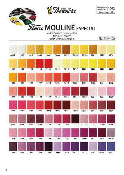 Mouliné Finca Especial - Colores Lisos y Mixtos ART5